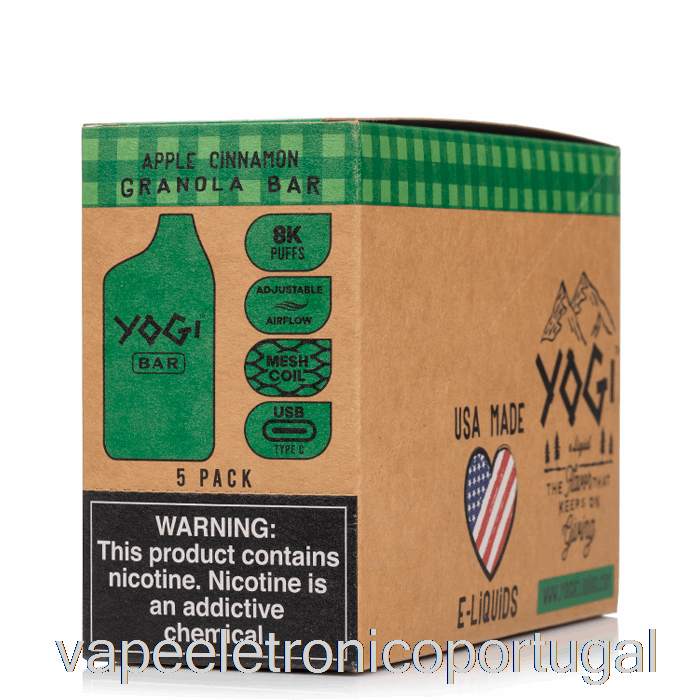 Vape Eletrônico [pacote Com 5] Yogi Bar 8000 Descartável